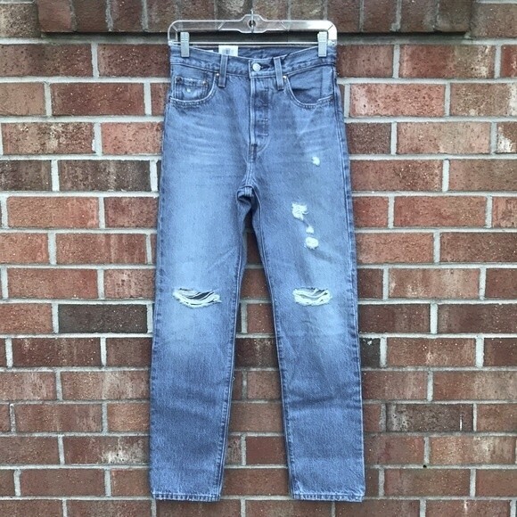 Levi’s 501 High Rise Straight Leg Jeans 24x30 NWT - Picture 2 of 16